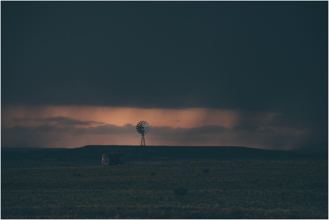 Storm Over the Desert