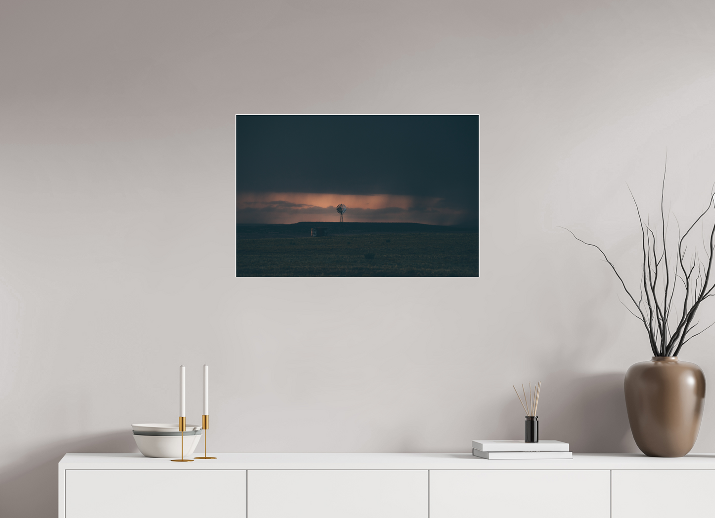 Storm Over the Desert